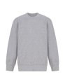 Kinder Sweater Kids Sustainable Fashion Curved SM530 heather grey